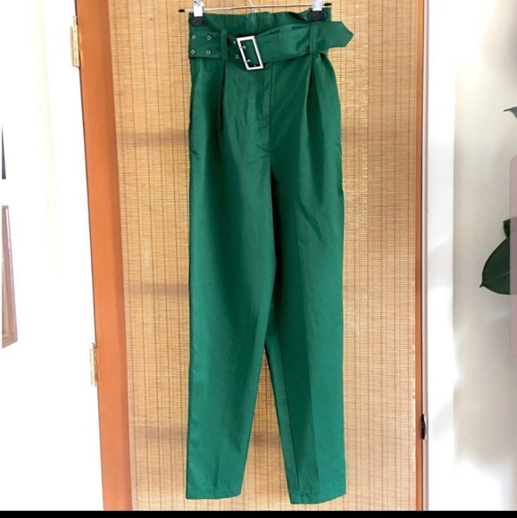 H&M Pants & Jumpsuits Green Pants Poshmark